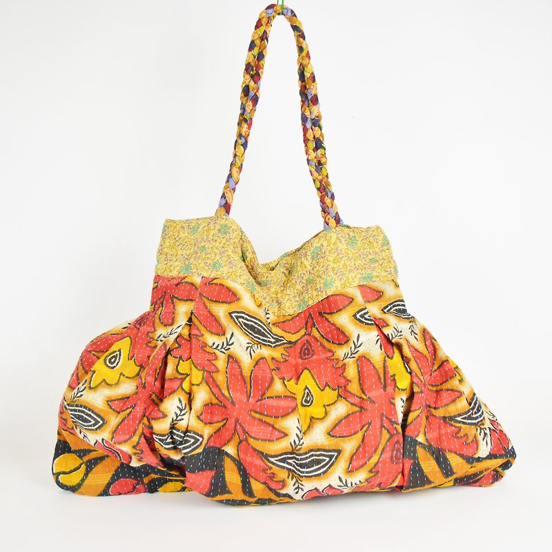 _ Wrinkles large bag of fair trade - Messenger Bags & Sling Bags - Other Materials Multicolor