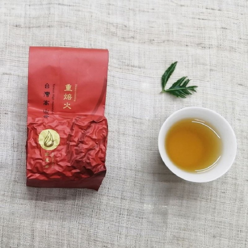 飲真茶 阿里山 當季冬茶 烏龍茶 三十年手作烘焙 重焙火 渾厚 - 茶葉/茶包/水果茶 - 其他材質 咖啡色