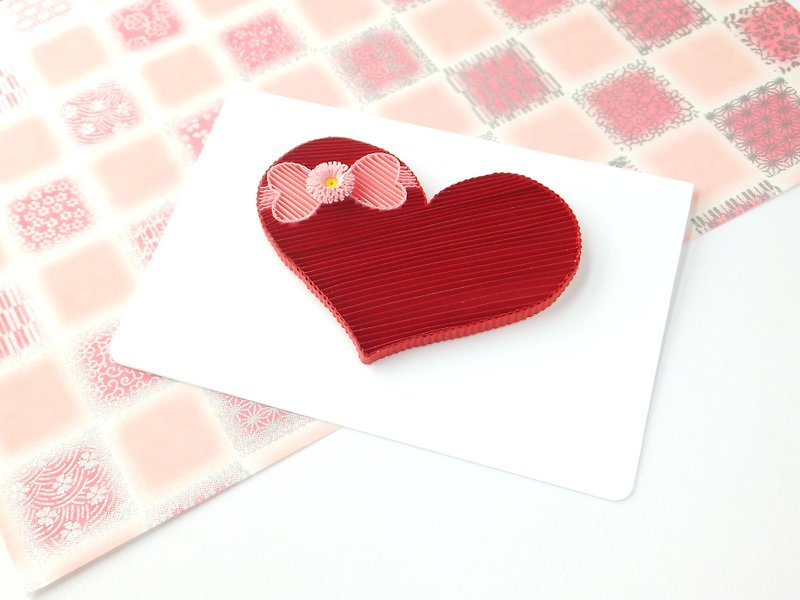 Hand made decorative cards- love - การ์ด/โปสการ์ด - กระดาษ สีแดง