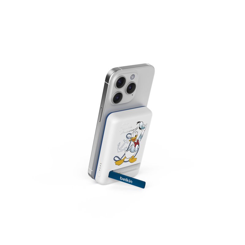 5000 mAh Qi2 Magnetic Wireless Charging Power Bank Donald Duck - ที่ชาร์จ - วัสดุอื่นๆ 