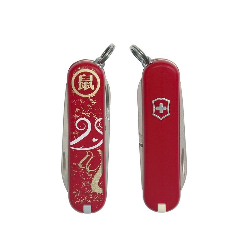 VICTORINOX 瑞士維氏 大中華區生肖刀 7用 58mm 鼠 0.6223-X22 - 露營用品 - 其他材質 紅色