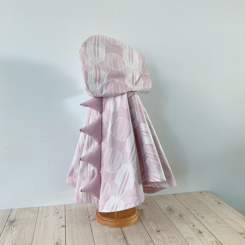 島森家 / 恐龍斗篷  / 恐龍上魔法課 - 男/女童外套 - 棉．麻 紫色