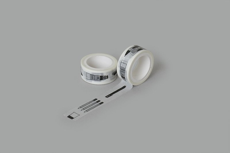 Masking tape - Pens-5m - Washi Tape - Paper White