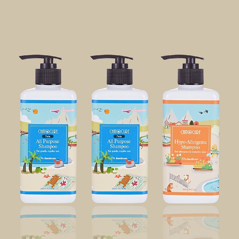 [Cheetos Pet Limited Edition] Buy three pieces of shampoo and get a free conditioner - Cleaning & Grooming - Other Materials 