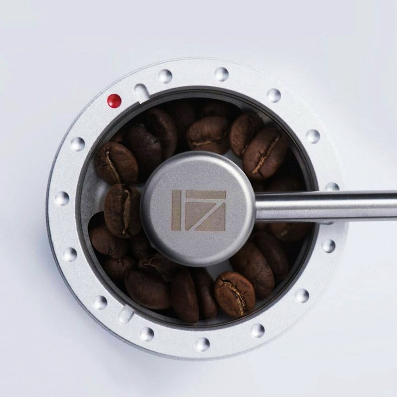 1Z high-end three-axis hand-cranked grinder (38MM cutter) Space Gray, plus coffee beans 03B (03/13 receipt, 03/21 shipping) - อื่นๆ - โลหะ ขาว