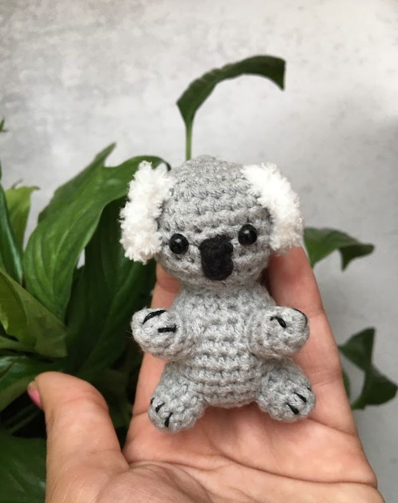 Koala bear baby , miniature koala, mini plush gift, koala gift - Kids' Toys - Other Materials 