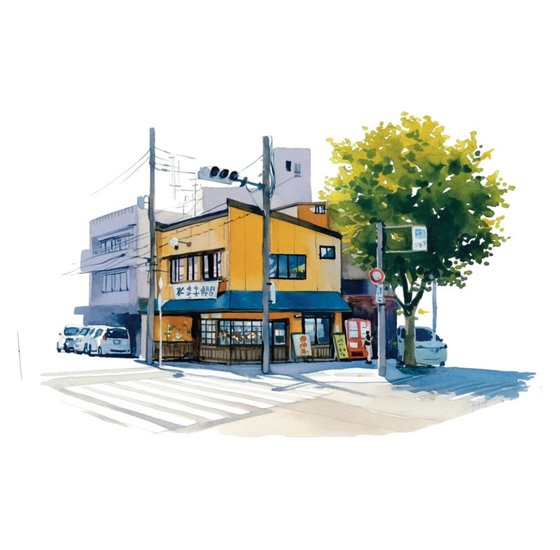 綠蔭街道 PET 紙膠帶 - 紙膠帶/和紙/PET - 其他材質 多色