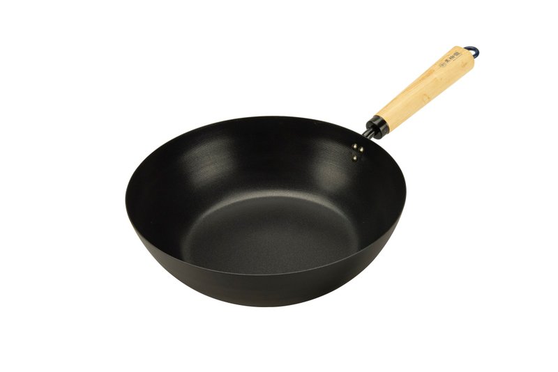 [Black Willow Toru] 24/26/28/30cm five-layer ceramic non-stick frying pan - Pots & Pans - Other Metals Transparent