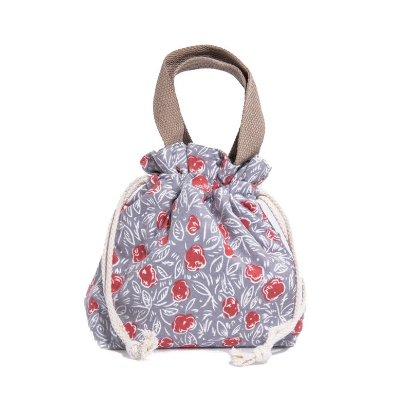 Drawstring Drawstring Pocket Tote Bag - Drawstring Bags - Polyester Multicolor