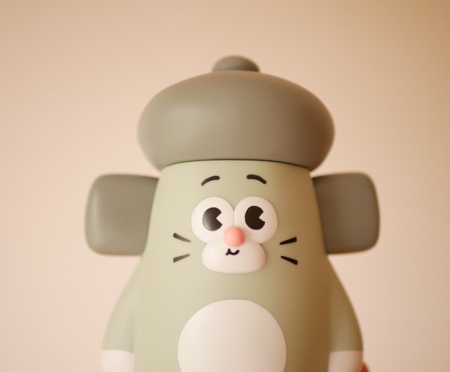 おひげのポン　ねずみさん　ソフビ ART TOY_SOFUBI_ねずみさん - ショップ おひげのポン 人形
