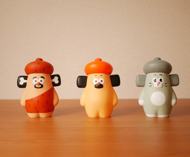 おひげのポン　ねずみさん　ソフビ ART TOY_SOFUBI_ねずみさん - ショップ おひげのポン 人形