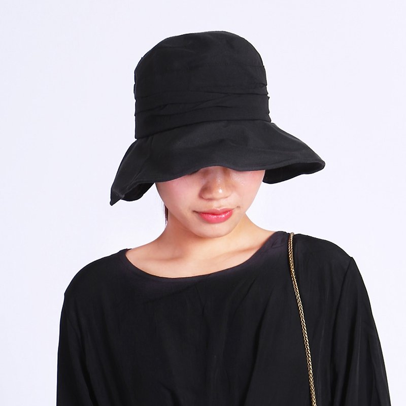 ろうそくの漁師の帽子春と夏の日除けの平らな布の帽子カジュアルなエレガントな旅行抗帽子の帽子の芸術日本語版韓国語版 - 帽子 - コットン・麻 