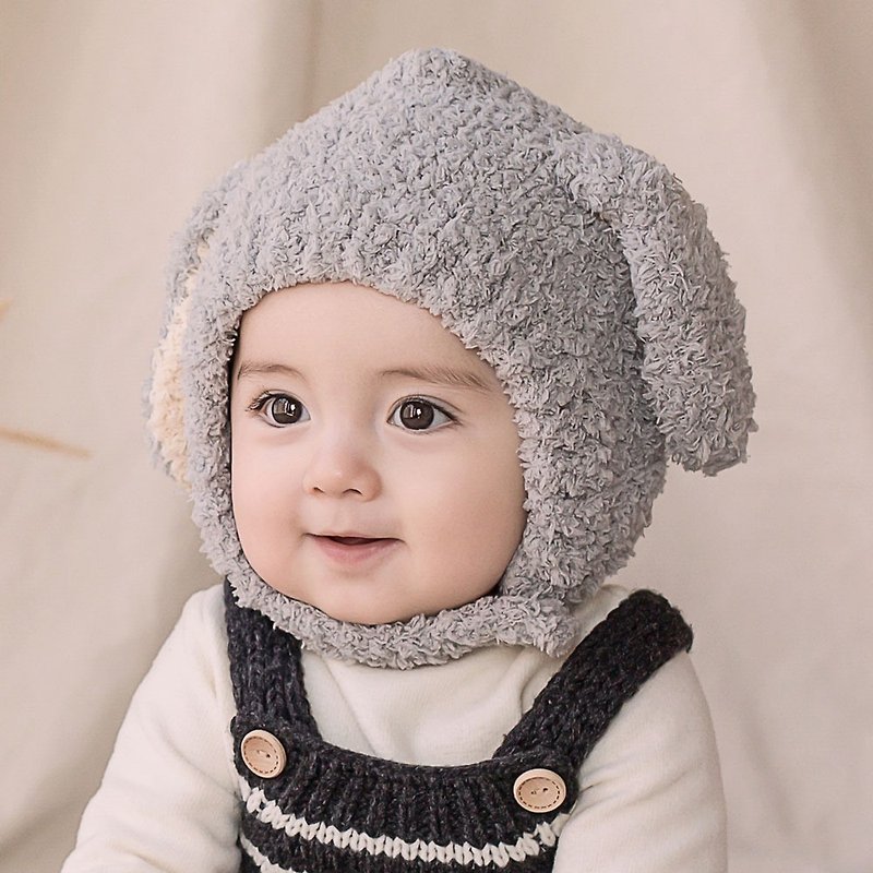 Happy Prince Warm Baby Children's Accessories Gift Box-Puppy Baby Hat + New Fuzzy Knee Socks - ของขวัญวันครบรอบ - ผ้าฝ้าย/ผ้าลินิน 