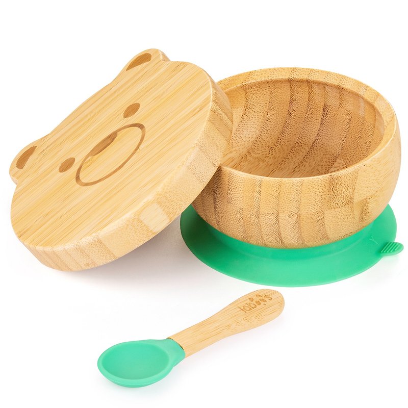 Suction Bowl with Lid and Spoon for Babies and Toddlers,Stay Put Feeding Bowl