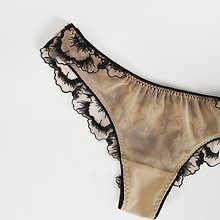 Sheer bustier bra - Longline corset bra - Basic underwear - Sexy