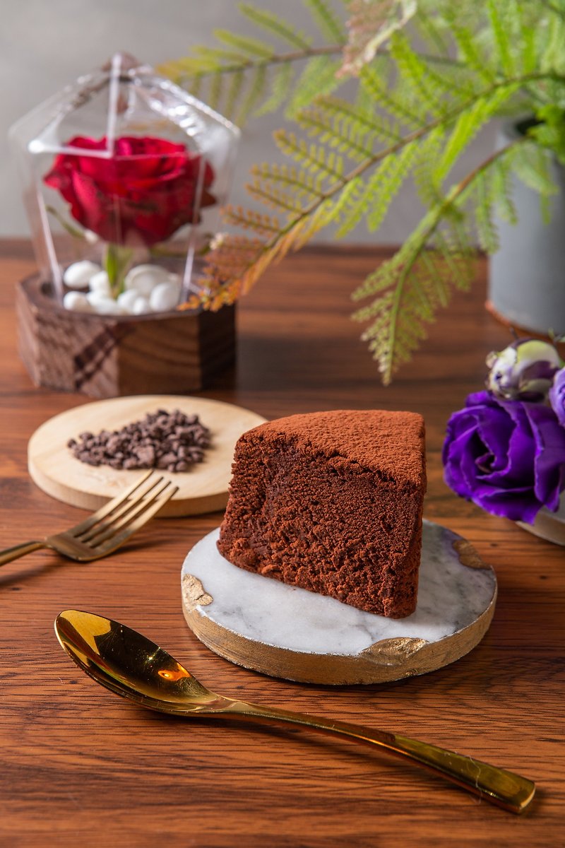 六寸生巧克力蛋糕 - 蛋糕/甜點 - 其他材質 黑色