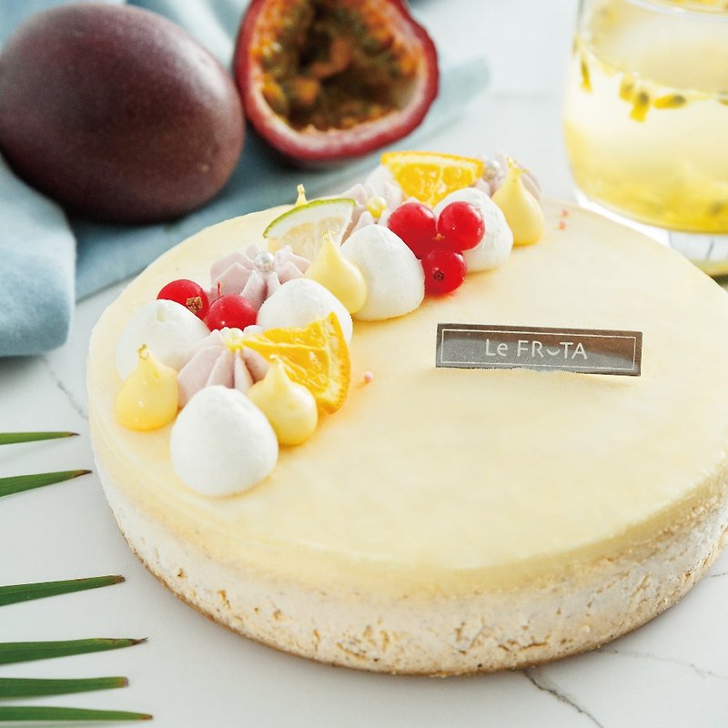 【LeFRUTA RONAL】 Lemon Summer / Perfume Lemon Earl Cheese 6 " - Cake & Desserts - Fresh Ingredients Yellow
