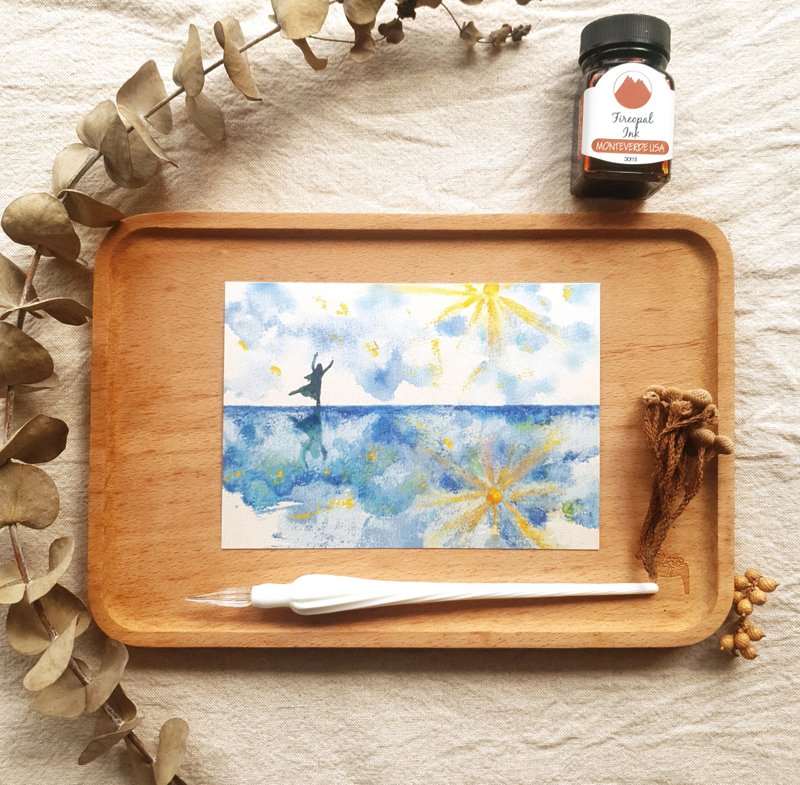 心靈 祝福 明信片 我怎麼想就會看到什麼 - 卡片/明信片 - 紙 多色