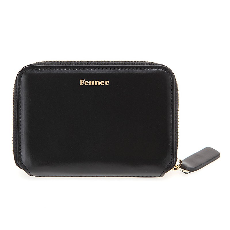 FENNEC MINI POCKET- Low profile black/ BLACK - Wallets - Genuine Leather Black