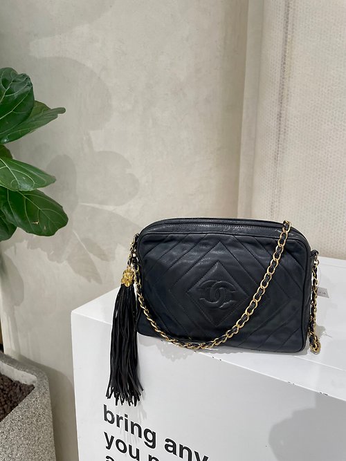 Retro-Chic Chanel中古羊皮相機包 Chanel Vintage Lambskin Camera Bag