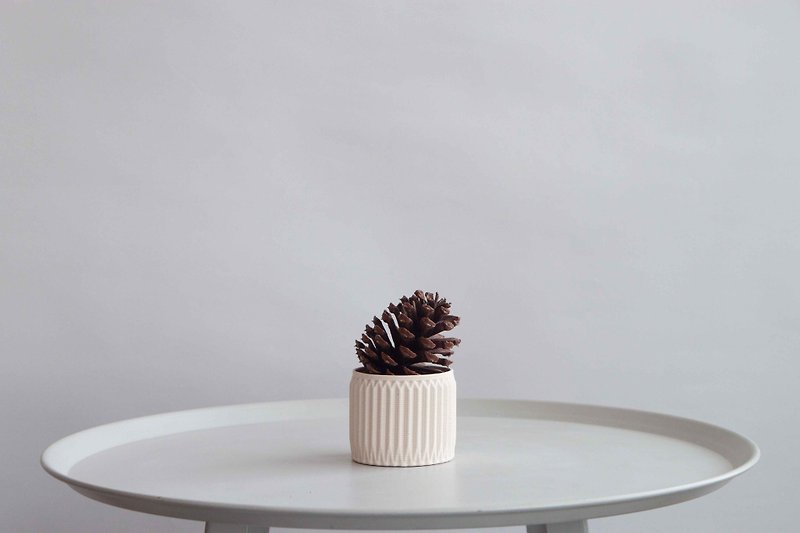 【Geway】摺紙系列-3D陶瓷列印花器_居家_擺飾_送禮 - 花瓶/陶器 - 瓷 白色