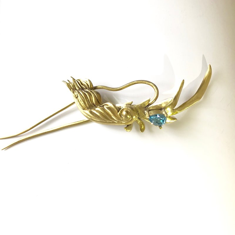 Yueyueju MSL~Phoenix Yufei~ Hairpin - Hair Accessories - Other Metals Gold