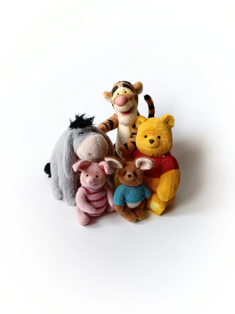 ชุดตุ๊กตา Winnie The Pooh ของเล่นสะสมสุดพิเศษ - ตุ๊กตา - โลหะ สีส้ม