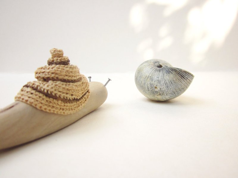 Wooden Snail, Wood carving, Miniature art, Wooden sculpture, home decor, reclaimed wood - Items for Display - Wood Khaki