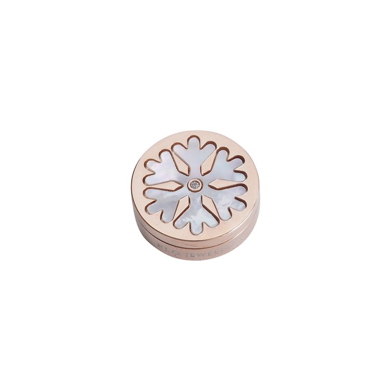 Mother of Pearl Snowflake FLO Diffuser Aroma Diffuser Clip - Other - Stainless Steel Silver