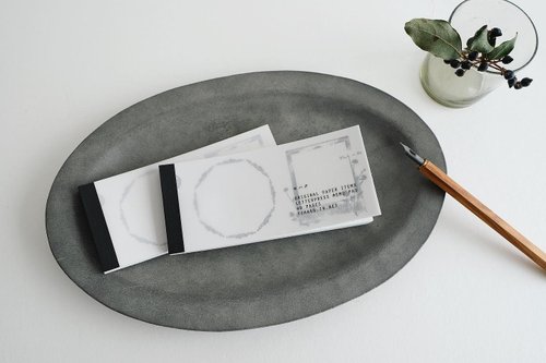 北海道文具YOHAKU M-135 活版票據樣式memo collection grey