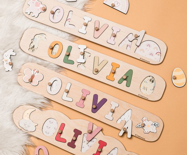 Custom baby sale name puzzle