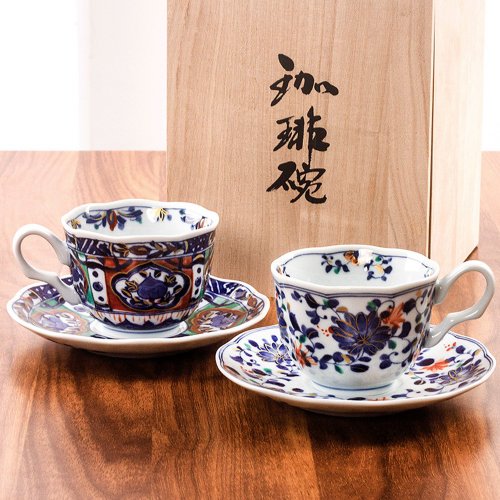 日本藥師窯 日本藍凜堂咖啡杯杯碟套裝日式陶瓷青花下午茶杯紅茶杯茶具禮盒裝