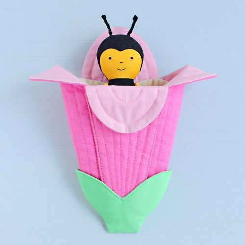 VecherniePosidelki 2 PDF Mini Bee + Flower Sleeping Bag Sewing Patterns Bundle