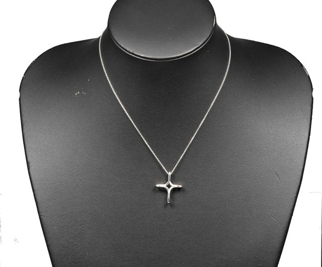 Tiffany＆Co. ティファニー オープンクロス ネックレス 楽天市場】ティファニー オープンクロス ネックレス シルバー