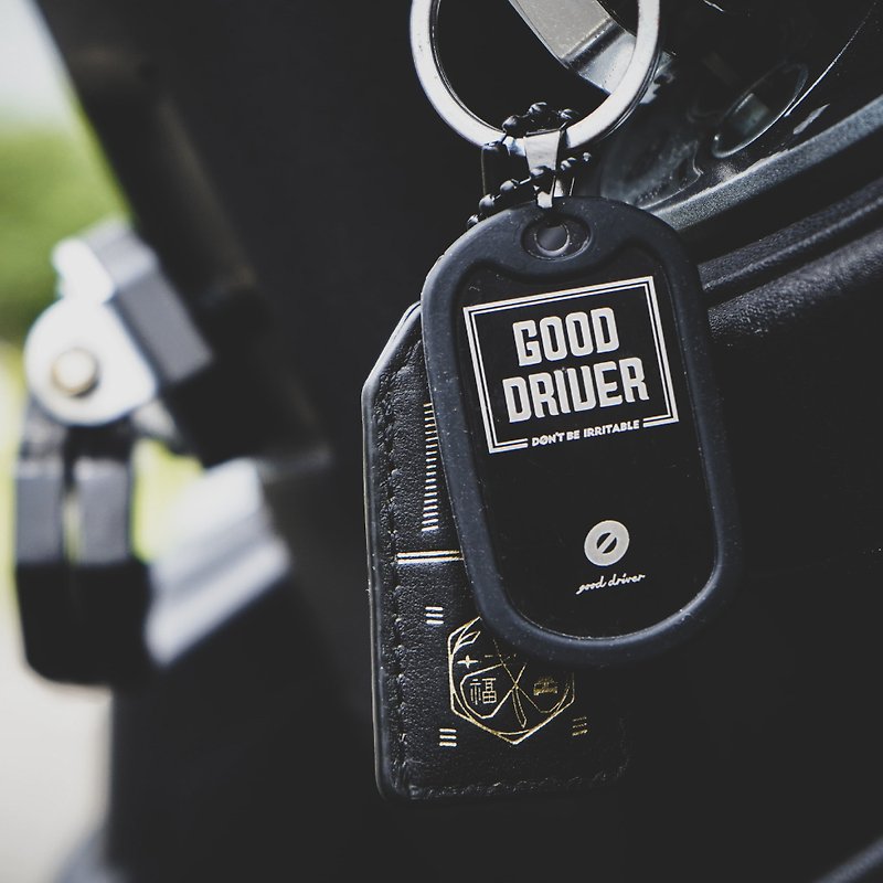 Do Not Impatient Driving-Do Not Impatient Dog Tag/Military Tag/Necklace/Key Ring-Titanium Steel (Slightly Revised) - Keychains - Stainless Steel Black