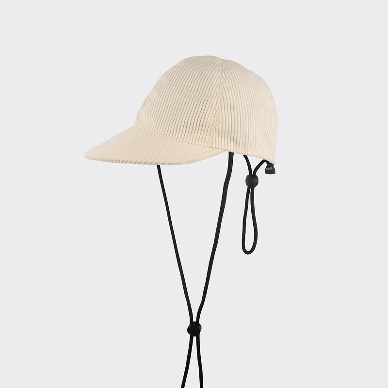 CORDUROY CAP - CREAM - Hats & Caps - Polyester Khaki