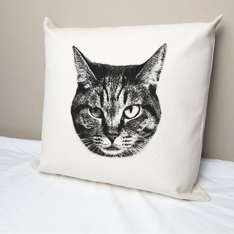 Mickey cat cotton canvas pillow - หมอน - ผ้าฝ้าย/ผ้าลินิน 