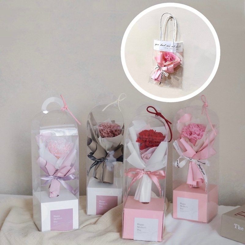 [Meet Eternity] Take a bite of the sweet single-branch Mother’s Day eternal carnations. Single carnations in 4 colors - Dried Flowers & Bouquets - Plants & Flowers 