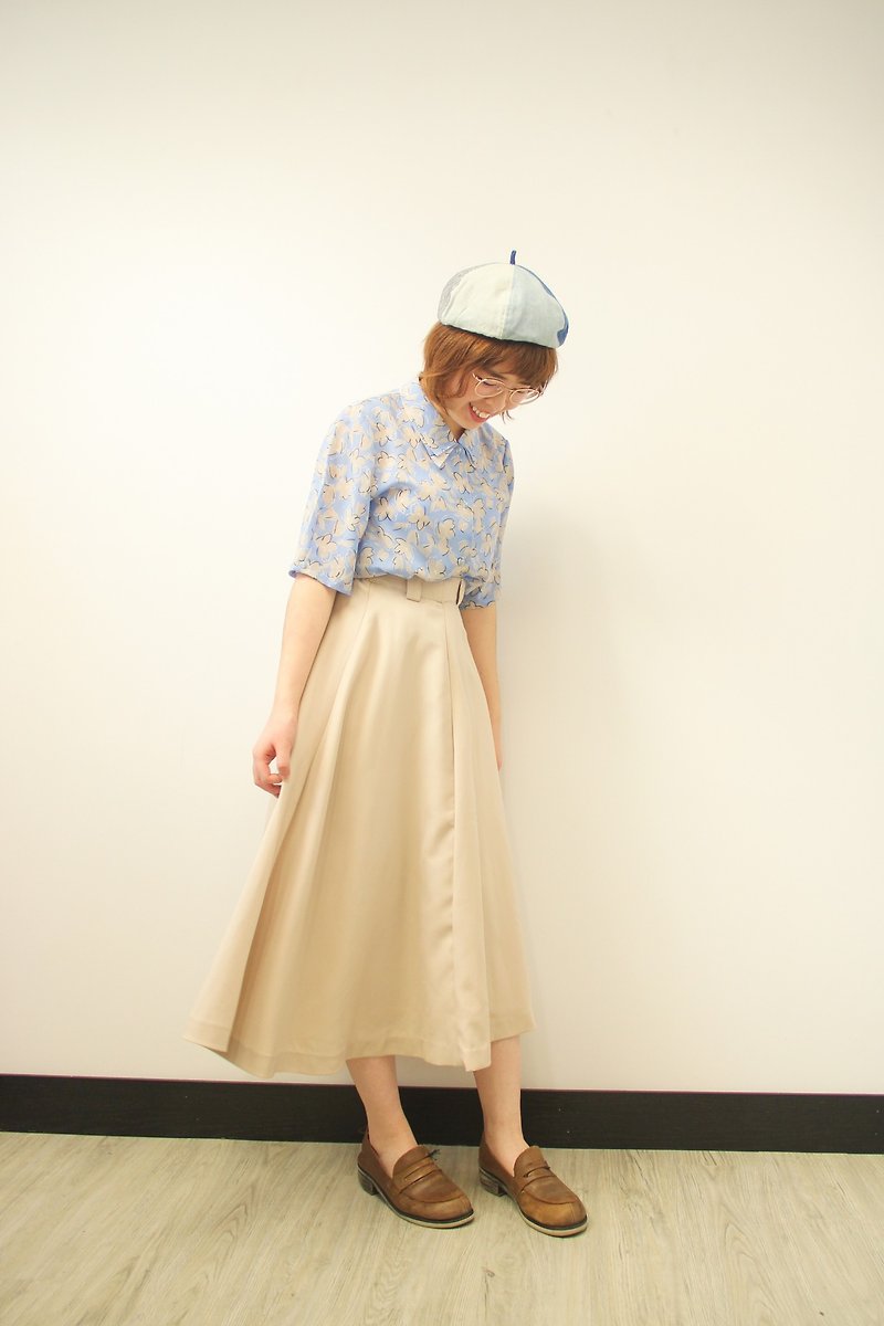... {acorn girl :: ancient dress skirt} nude color texture skirt - Skirts - Polyester White