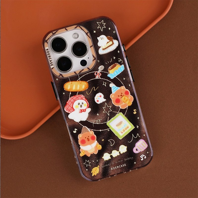 巧克力流沙面包熊 小幽靈  iPhone 手機殼 - 手機殼/手機套 - 其他材質 