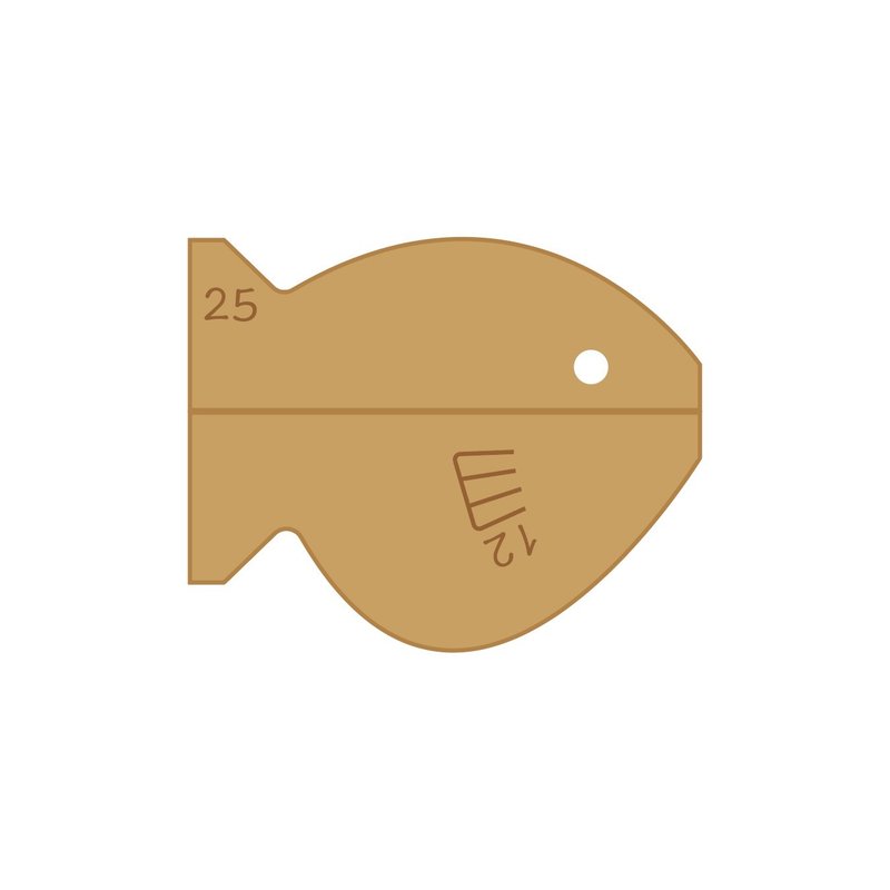 waga客製結婚印章_海浪上的魚 - 其他 - 木頭 卡其色