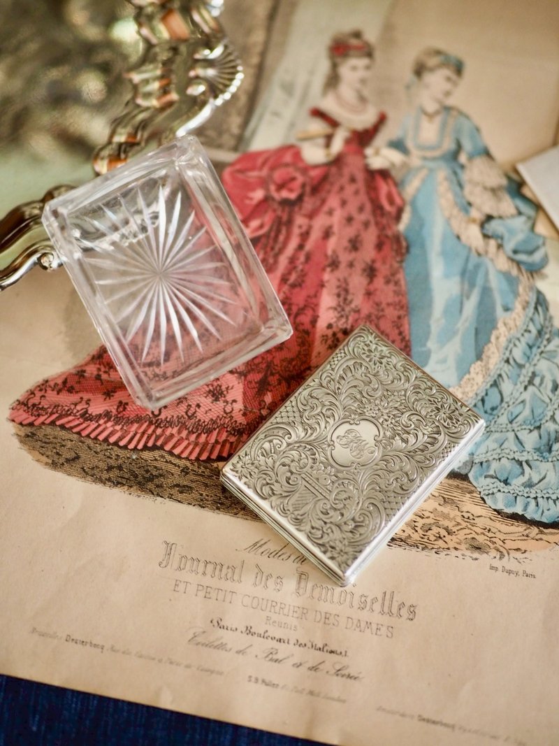 1850年倫敦銀器-維多利亞香膏盒 - 擺飾/家飾品 - 純銀 銀色