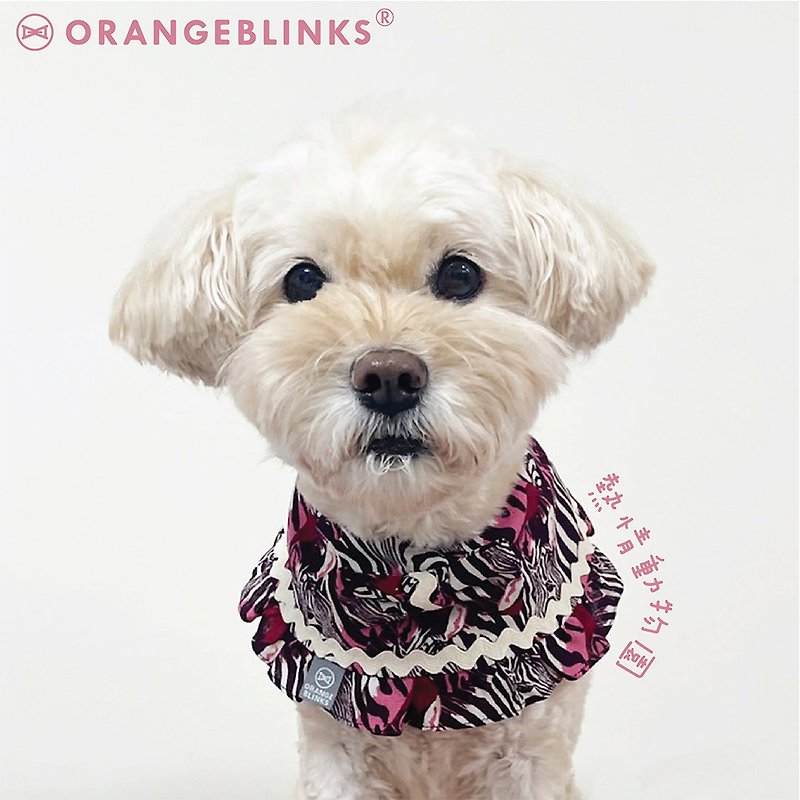 Orange Blinks fur kid scarf Passionate Zoo SS/S/M - Other - Cotton & Hemp 