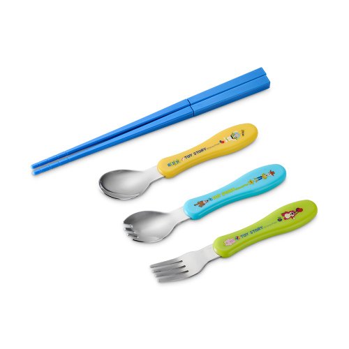 Baby City 娃娃城 【Baby City娃娃城】迪士尼玩具總動員不銹鋼餐具學習組