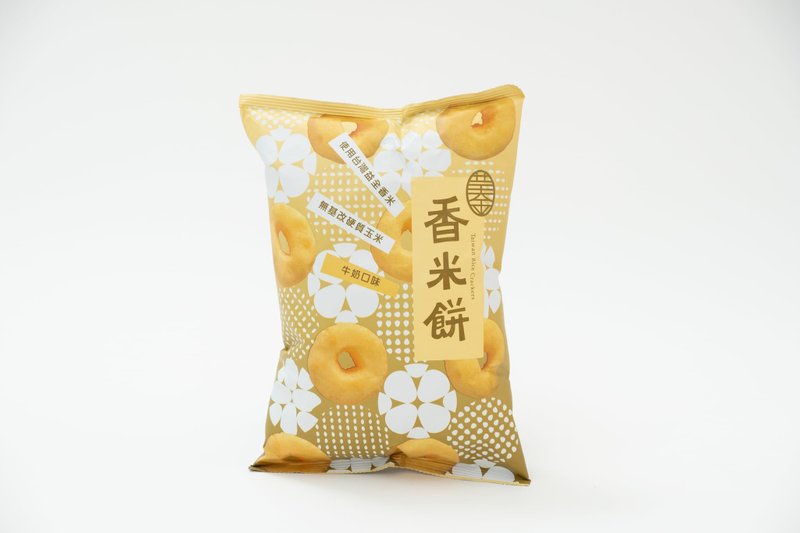 無米樂 香米餅  牛奶口味 - 零食/點心 - 其他材質 金色