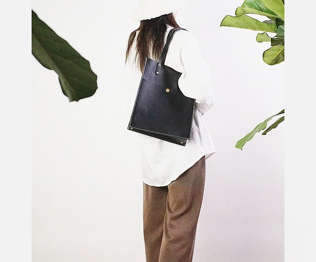 LINE ARTISANAL vegetable tanned cowhide tote bag leather handbags