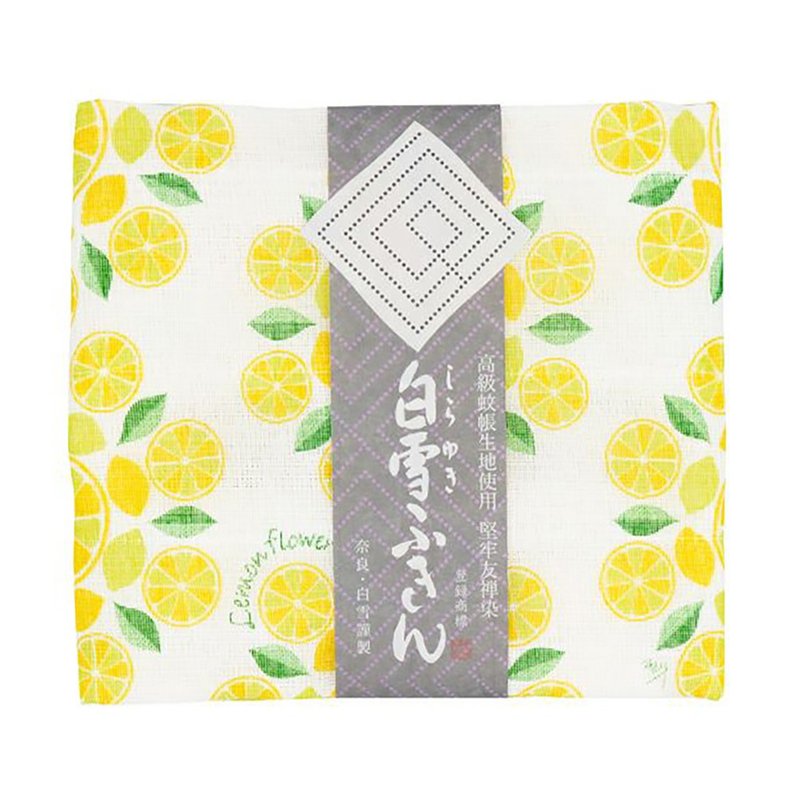 京友禪染萬用巾 / 檸檬 - 桌布/桌巾/餐墊 - 棉．麻 黃色