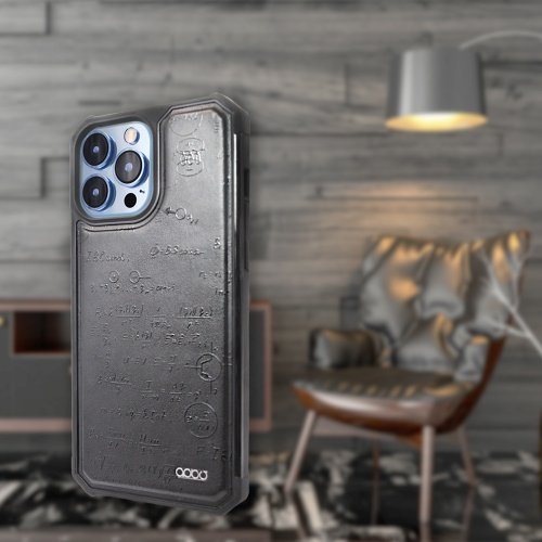 apbs 雅品仕 水晶彩鑽手機殼 iPhone 13全系列浮雕感軍規防摔皮革磁吸手機殼-方程式