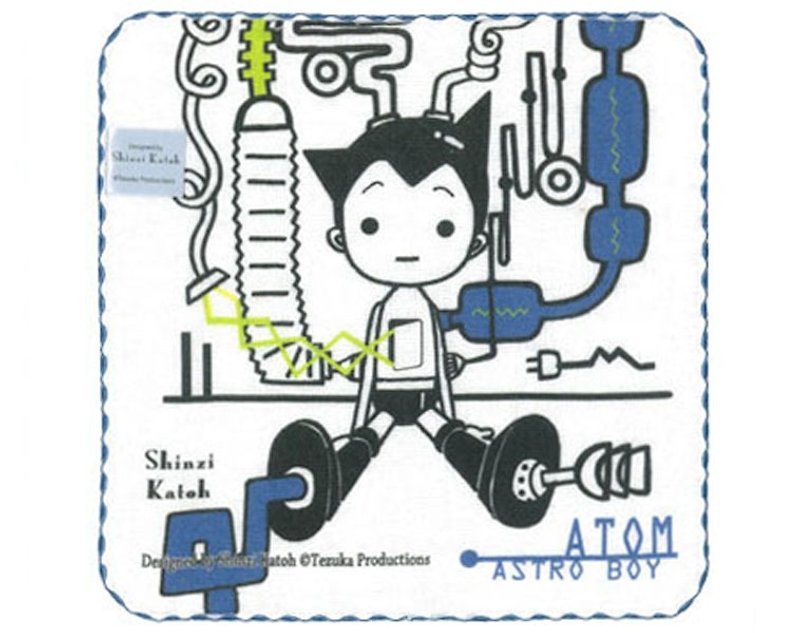 Kato [Shinji] Astro Boy ASTRO BOY ATOM maintenance mode pattern scarf / handkerchief - Other - Cotton & Hemp Blue