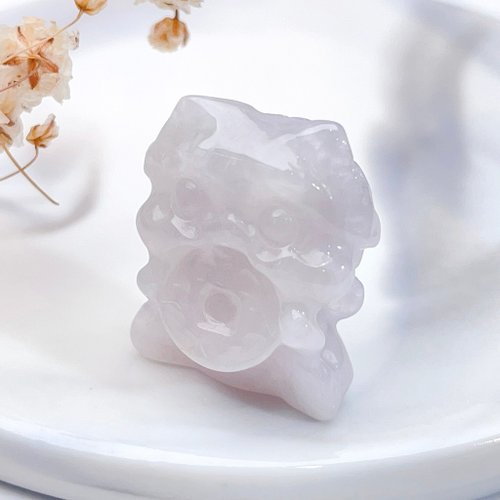 瓔珞珠寶盒 E.L.Jewelry Box 【招財神獸】冰糯種翡翠吞金獸吊飾 | 天然緬甸玉翡翠A貨